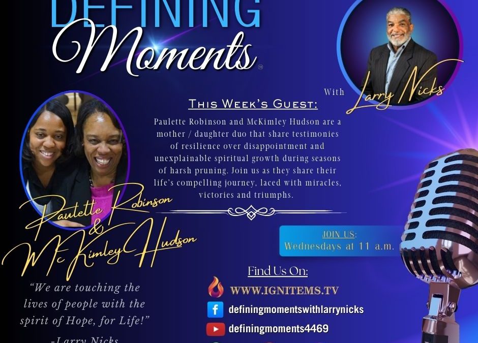 Paulette Robinson and McKimley Hudson