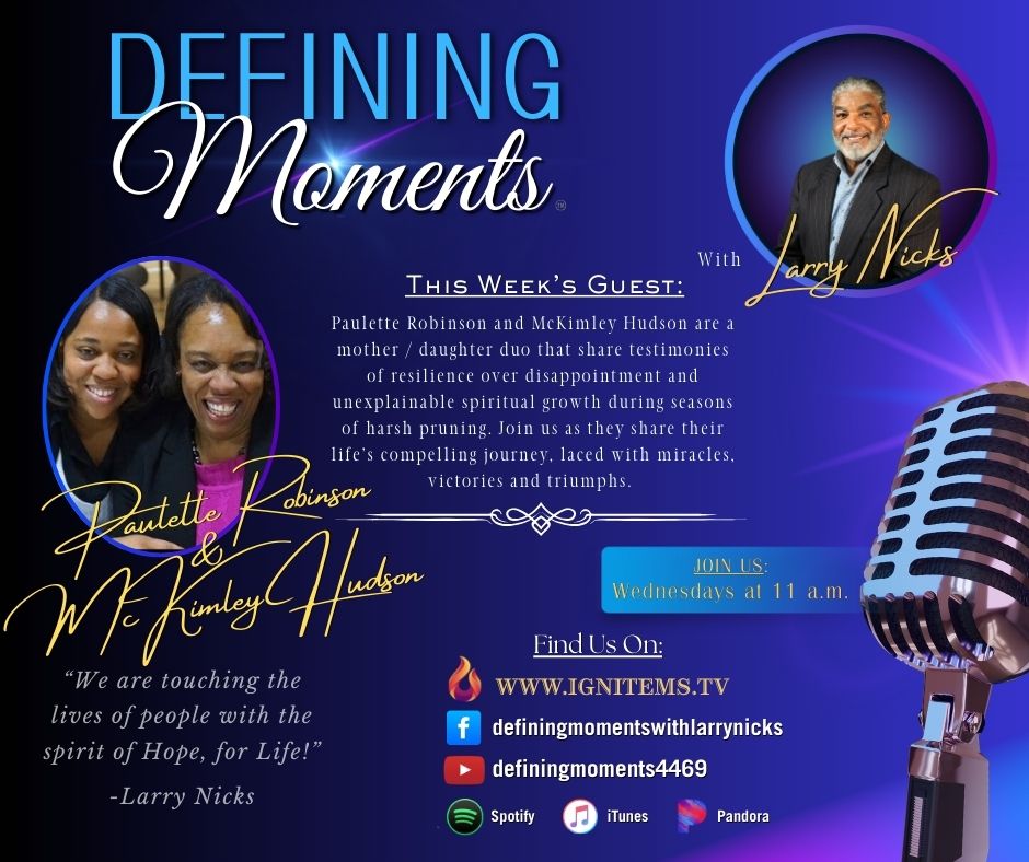 Paulette Robinson and McKimley Hudson